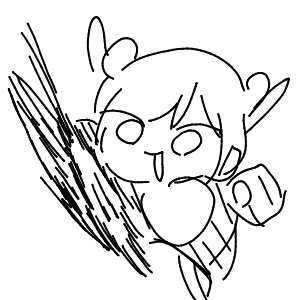 疲れてる高校生(スマホ)さんのおえかき