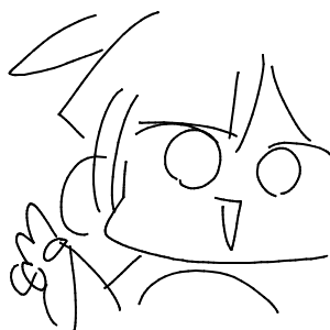 疲れてる高校生(スマホ)さんのおえかき