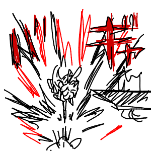 疲れてる高校生(スマホ)さんのおえかき