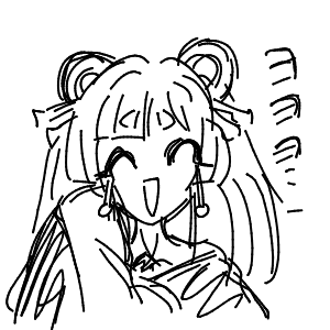 疲れてる高校生(スマホ)さんのおえかき