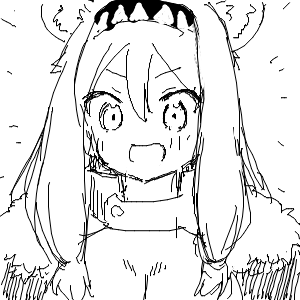 クーにゃさんのおえかき