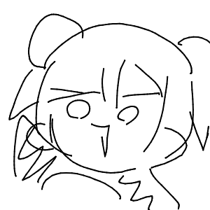 疲れてる高校生(スマホ)さんのおえかき