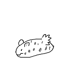 やかん持ちの大きなお伴だちさんのおえかき