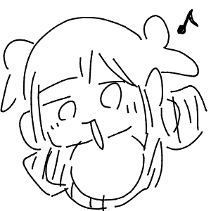 疲れてる高校生(スマホ)さんのおえかき