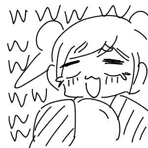 疲れてる高校生(スマホ)さんのおえかき