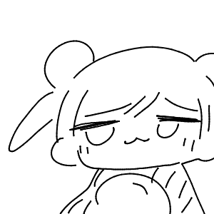 疲れてる高校生(スマホ)さんのおえかき