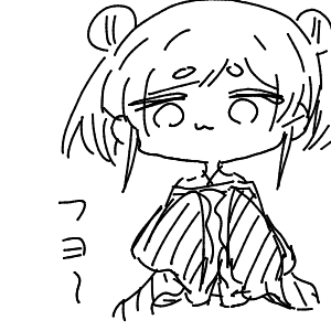 疲れてる高校生(スマホ)さんのおえかき