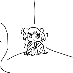 疲れてる高校生(スマホ)さんのおえかき