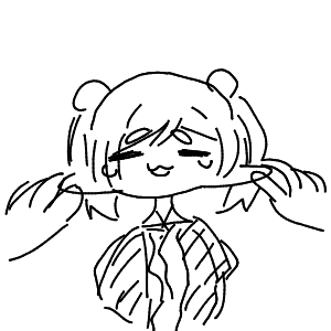 疲れてる高校生(スマホ)さんのおえかき