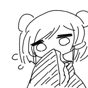 疲れてる高校生(スマホ)さんのおえかき