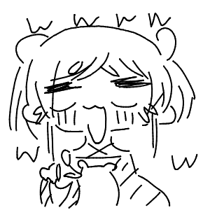 疲れてる高校生(スマホ)さんのおえかき