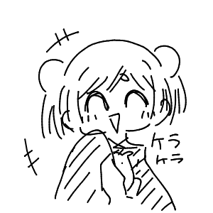 疲れてる高校生(スマホ)さんのおえかき