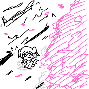 疲れてる高校生(スマホ)さんのおえかき