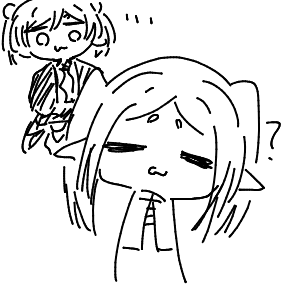 疲れてる高校生(スマホ)さんのおえかき