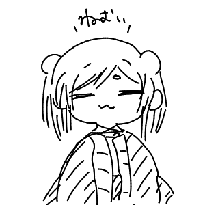 疲れてる高校生(スマホ)さんのおえかき