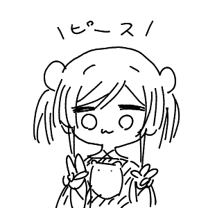 疲れてる高校生(スマホ)さんのおえかき