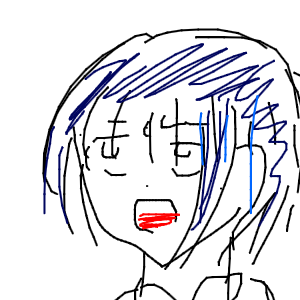 月人に憧れて８０００年さんのおえかき