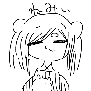 疲れてる高校生(スマホ)さんのおえかき