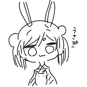 疲れてる高校生(スマホ)さんのおえかき