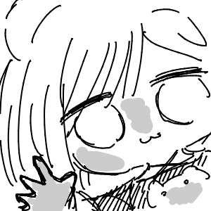 疲れてる高校生(スマホ)さんのおえかき