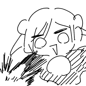 疲れてる高校生(スマホ)さんのおえかき