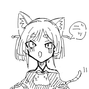 疲れてる高校生(スマホ)さんのおえかき