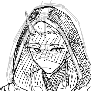 疲れてる高校生(スマホ)さんのおえかき