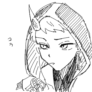 疲れてる高校生(スマホ)さんのおえかき