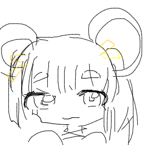 月姫さんのおえかき