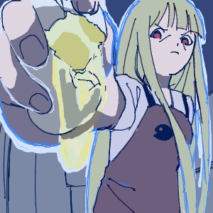 ヤチヨがかけんさんのおえかき