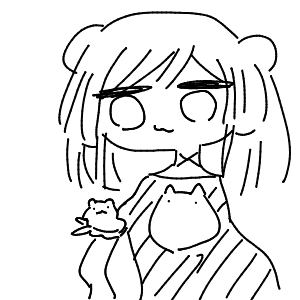 疲れてる高校生(スマホ)さんのおえかき