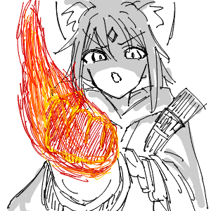 疲れてる高校生(スマホ)さんのおえかき