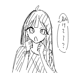 疲れてる高校生(スマホ)さんのおえかき