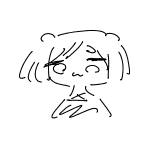 疲れてる高校生(スマホ)さんのおえかき