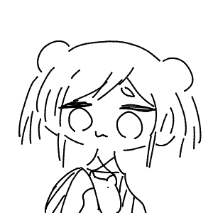 疲れてる高校生(スマホ)さんのおえかき