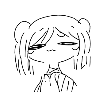 疲れてる高校生(スマホ)さんのおえかき