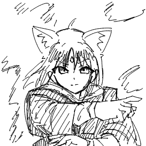 疲れてる高校生(スマホ)さんのおえかき