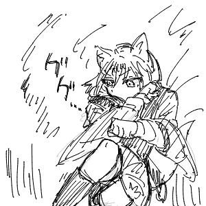 疲れてる高校生(スマホ)さんのおえかき