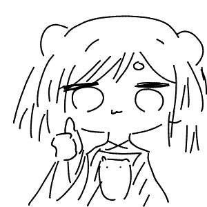 疲れてる高校生(スマホ)さんのおえかき