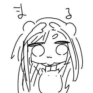 疲れてる高校生(スマホ)さんのおえかき