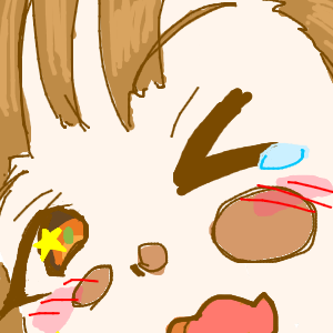 ヤチヨがかけんさんのおえかき