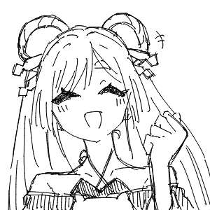 疲れてる高校生(スマホ)さんのおえかき