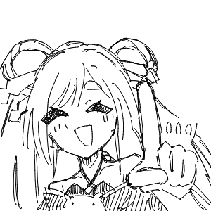 疲れてる高校生(スマホ)さんのおえかき