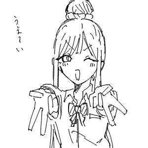 疲れてる高校生(スマホ)さんのおえかき