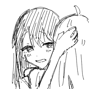 疲れてる高校生(スマホ)さんのおえかき