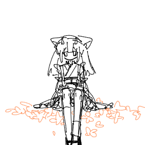 道端の花さんのおえかき