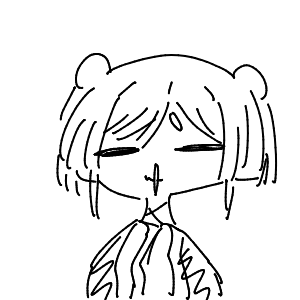 疲れてる高校生(スマホ)さんのおえかき