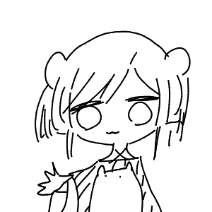 疲れてる高校生(スマホ)さんのおえかき