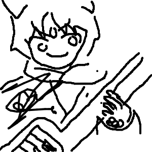 聖人　月見ちゃん大ファンさんのおえかき