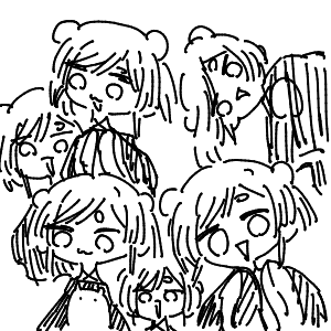 疲れてる高校生(スマホ)さんのおえかき
